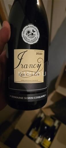 Burgundi Irancy Domaine Sorin Coquard Les Cailles 2020