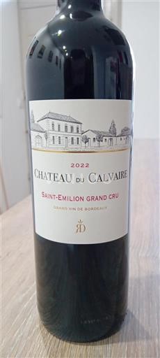 Bordeaux Saint-Émilion Grand Cru Grand Cru Château Calvaire 2022