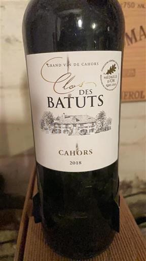 South West Cahors Clos des Batuts 2018