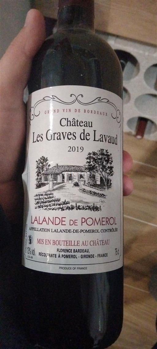Bordeaux Lalande-de-Pomerol Château Les Graves de Lavaud 2019