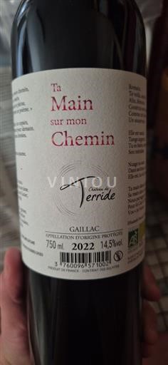 Sudoeste Gaillac Château Terride Ta Main sur mon Chemin 2022