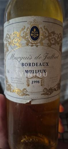 Bordeaux Marquis de Talbert 1998