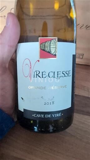 Burgundi Viré-clessé Cave de Viré Grande Réserve 2018