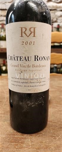 Bordeaux Bordeaux Supérieur Château Ronan 2001