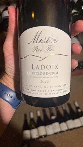 Burgundy Ladoix Mestre Père & Fils Le Clou d'Orge 2023