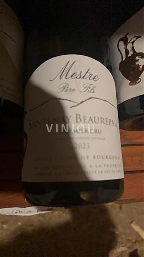 Burgundy Santenay Premier Cru Mestre Père & Fils Santenay Beaurepaire 2023
