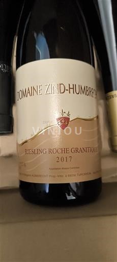 Alsace Domaine Zind-Humbrecht Riesling Roche Granitique 2017