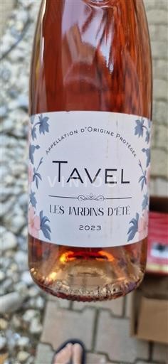 Rhônen laakso Tavel Les Jardins Été 2023