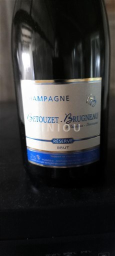 Champagne Sâm-panh Betouzet-Brugneau Réserve Không niên vụ