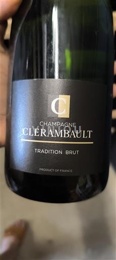 Champaña Champán Clerambault Tradition Brut Sin añada