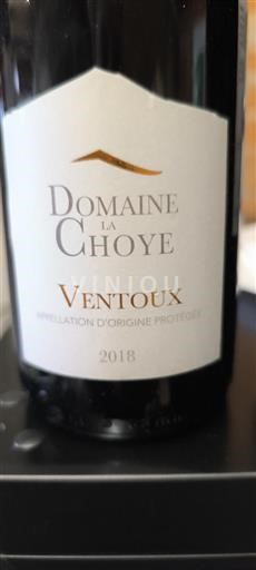Thung lũng Rhône Ventoux Domaine La Choye 2018