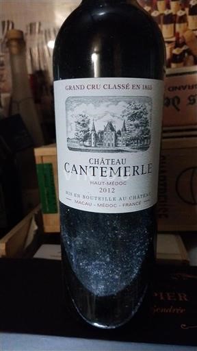 Bordeaux Haut-Médoc Grand Cru Château Cantemerle 2012