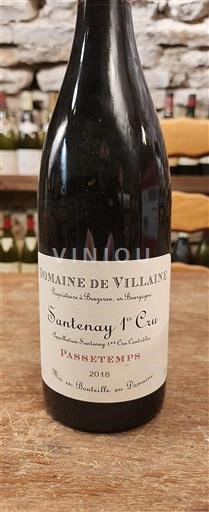 Burgundi Määrittelemätön Premier Cru Domaine Villaine Passetemps 2018