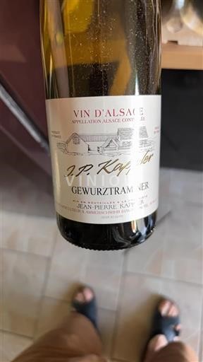 Alsacia Grand Cru J.P. Kappeler Gewurztraminer Sin añada