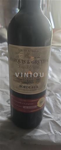 Bordeaux Marquis de Greyssac L'Héritage 2014