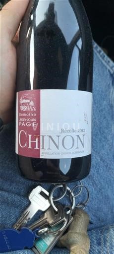 Loire Valley Chinon Domaine Jean-Louis Page 2012