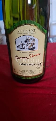Alsace Domaine Schirmer Edelzwicker Ei vuosikertaa