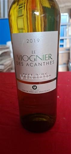 Languedoc-Roussillon Pays d'Oc Le Viognier des Acanthes 2019