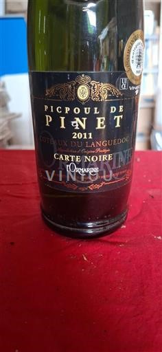 Languedoc Picpoul-de-Pinet Ormarine Carte Noire 2011