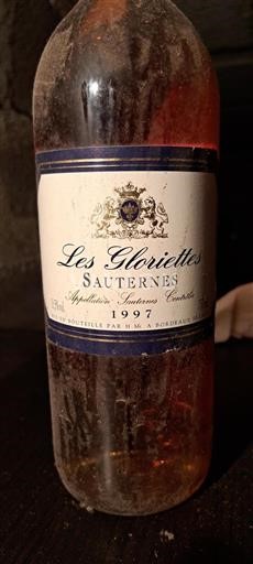 Bordeaux Sauternes Les Gloriettes 1997