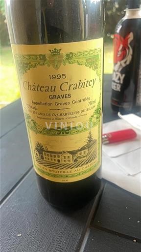 Burdeos Graves Château Crabitey 1995