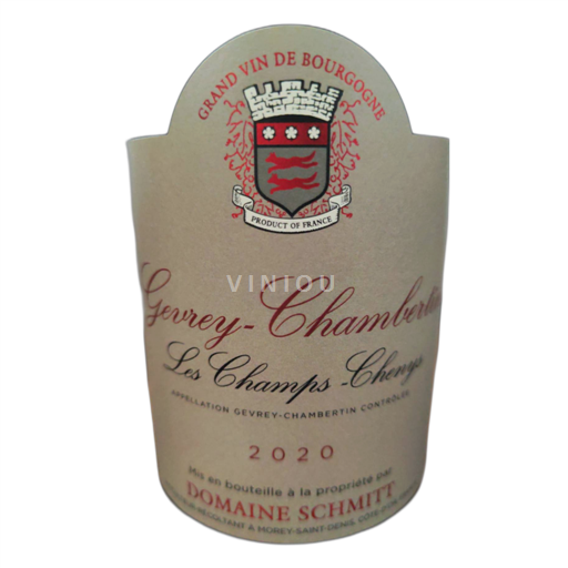 Bourgogne Gevrey-chambertin Domaine Schmitt Les Champs Chenys 2020