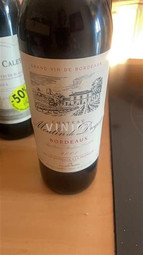 Bordeaux Château Moulin de Ducon 2000