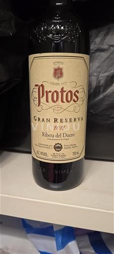 Kastilien und León Ribera del Duero Protos Gran Reserva 2012