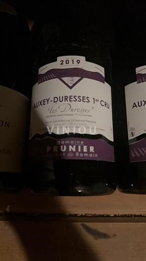 Burgund Auxey-Duresses Premier Cru Domaine Prunier Les Duresses 2019