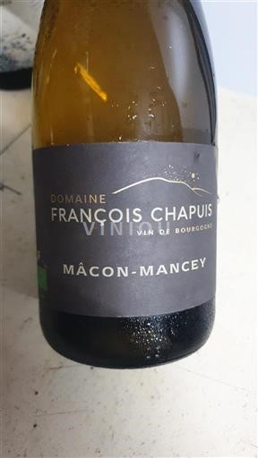 Burgundi Mâcon ja Mâcon-kylät Domaine François Chapuis 2020