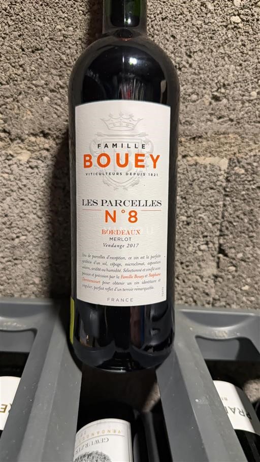 Bordeaux Famille Bouey Les Parcelles N°8 2017