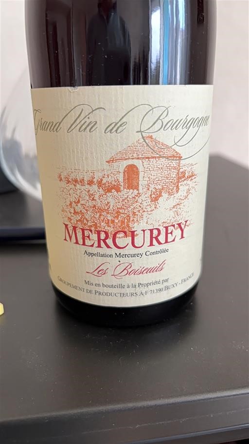 Bourgondië Mercurey Les Boisseuils 2022