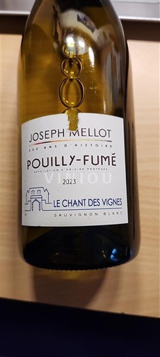 Dolina Loare Pouilly-fumé Joseph Mellot Le Chant des vignes 2023
