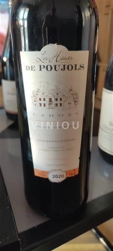 Sydväst Cahors Les Hauts de Poujols 2020