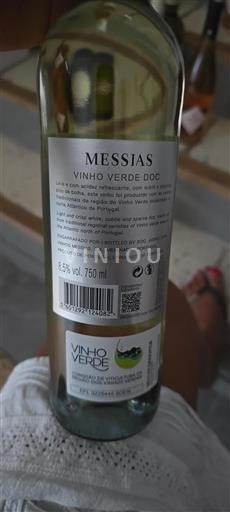 Vin Blanc sec Messias Non millésimé Portugal Portugal Vinho verde DOC