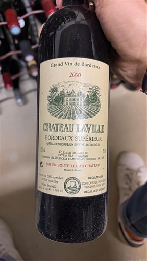 Bordeaux Bordeaux Supérieur Château Laville 2000