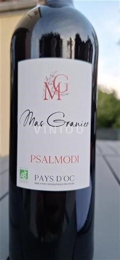 Languedoc ja Roussillon Pays d'Oc Mas Granier Psalmody 2023