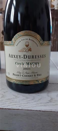 Bourgogne Auxey-Duresses Piguet-Chouet & Fils Mathis 2021