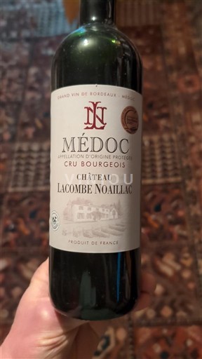 Bordeaux Médoc Cru Bourgeois Château Lacombe Noaillac 2018