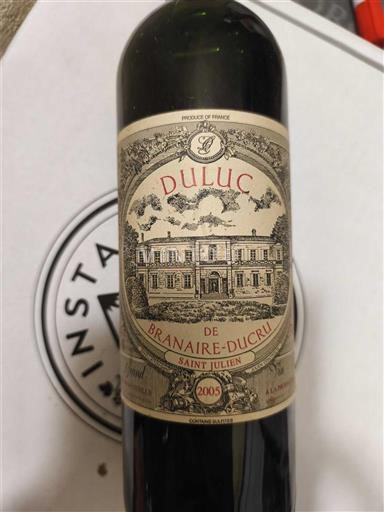 Bordéus Saint-Julien Branaire-Ducru 2005