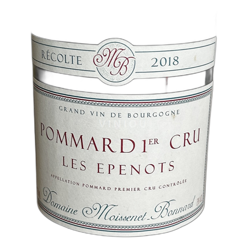 Bourgogne Pommard Domaine Moissenet-Bonnard les Épenots 2018