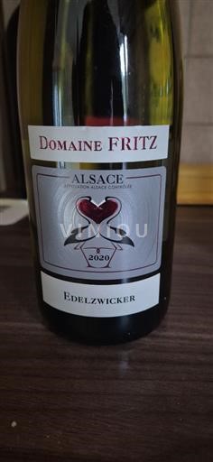 Alsace Domaine Fritz Edelzwicker 2020