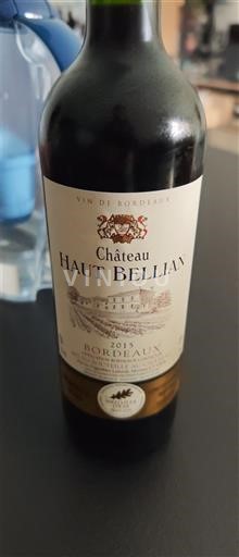 Bordoja Bordo Château Haut Bellian 2015