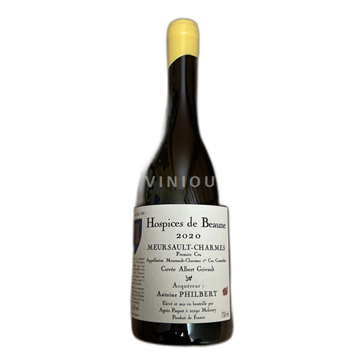 Burgundija Meursault Hospices de Beaune Meursault Charmes 1er Cru - Albert Grivault 2020