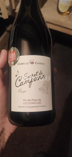 Vallée du Rhône Camille Cayran Secret de Campane 2023