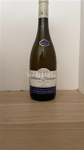 Bourgogne Mâcon och Mâcon-Villages Maison Colin Seguin Excellence 2018
