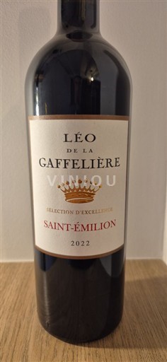 Bordeaux Saint-Émilion Léo de la Gaffelière Sélection d’Excellence 2022