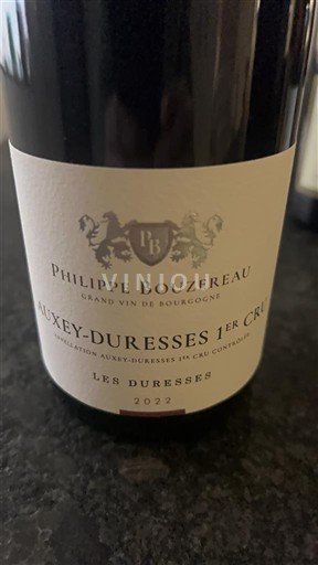 Burgundi Auxey-Duresses Premier Cru Philippe Bouzereau Les Duresses 2022