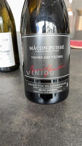 Bourgogne Mâcon og mâcon-landsbyer Bruno Jeandeau Vignes des Tâches 2022
