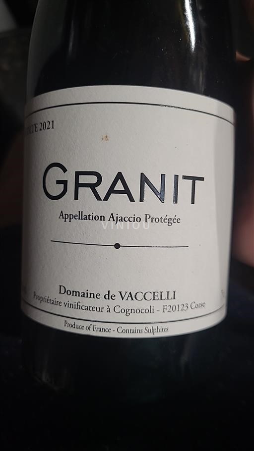 Korzika Ajaccio Vaccelli Granit 2021
